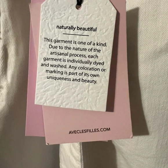 NWT Aves Les Filles Denim Romper - Picture 4 of 15